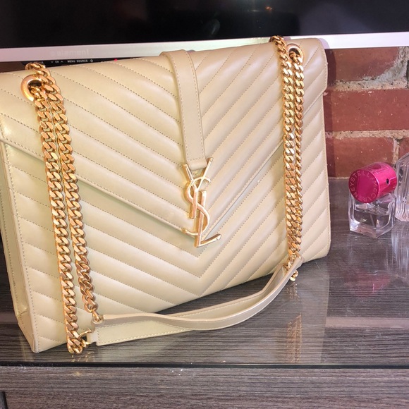 Yves Saint Laurent Handbags - YSL large envelope chain bag